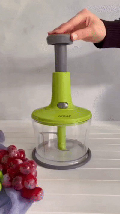 Manual Vegetable Chopper with Pull Cord | Multi-Purpose Fruit & Veg Cutter for Kitchen pyjihh-5c
